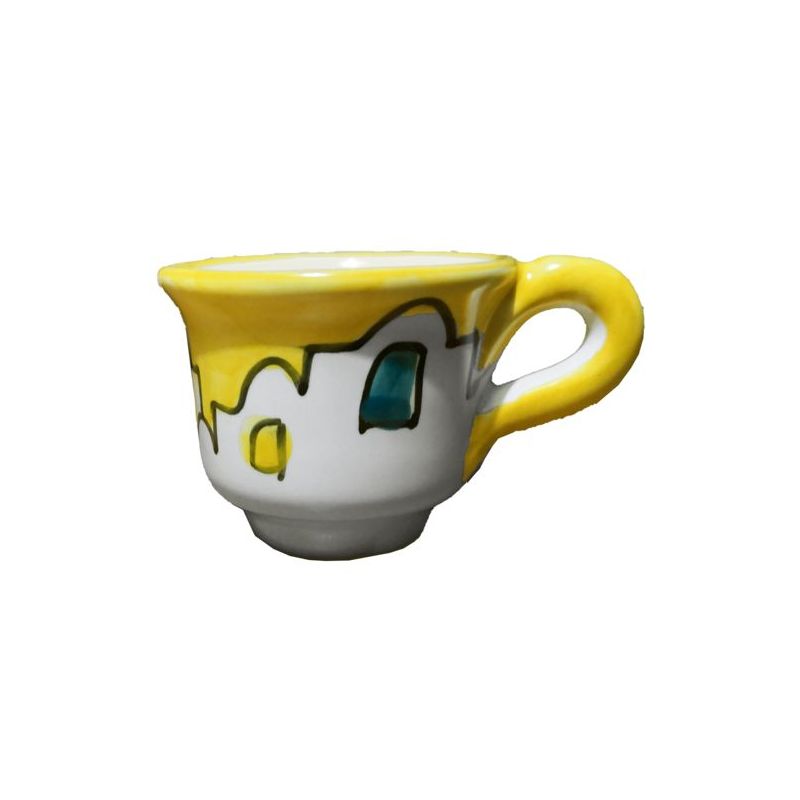 Kaffeetasse mit Untertasse. Häuser-Linie....