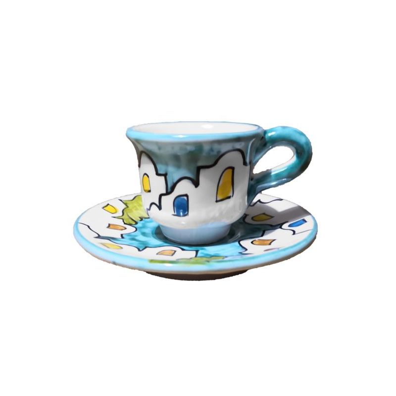 Coffee cup with saucer. Little Houses Line....