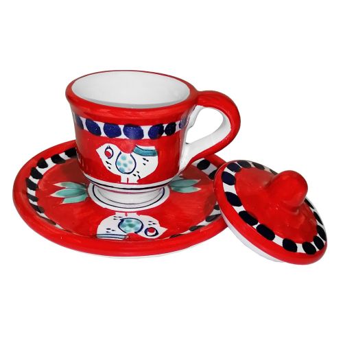 Coffee cup with saucer and lid. Little Animals Line.... 2