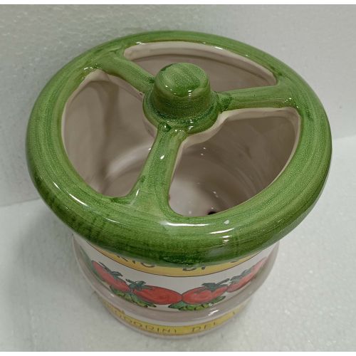 Scola Posate. Linea Vintage. Ceramica di Vietri. Dipinta a mano.