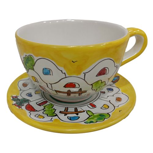 Tazza. Ideale per latte, cappuccino o tè. Linea Casette....