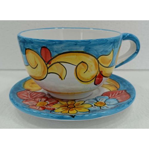 Tasse. Ideal für Milch, Cappuccino oder Tee. Häuschen... 2