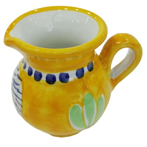 Bulbous Milk Jug. Little Animals Line. Vietri ceramics. Hand-painted.