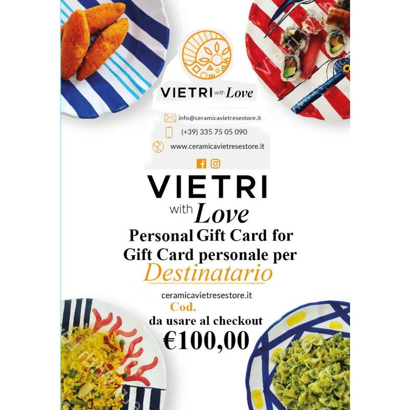 GiftCard para la compra de productos de nuestro...