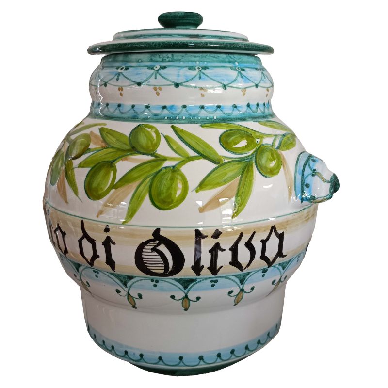 Oil Jug. 5lt oil container jar. Hand Painted...