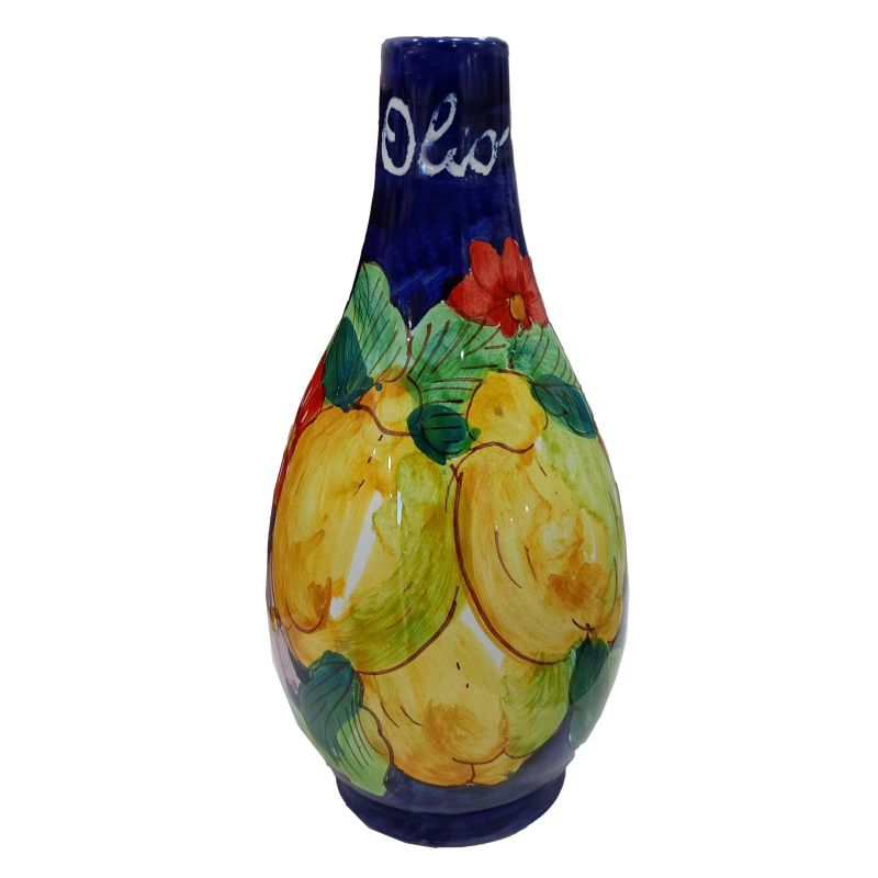 Oil and Vinegar Bottle with Handle. Lemons and...
