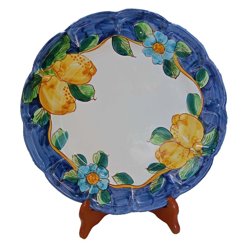 Plate. Lemon Line. Vietri Ceramic....