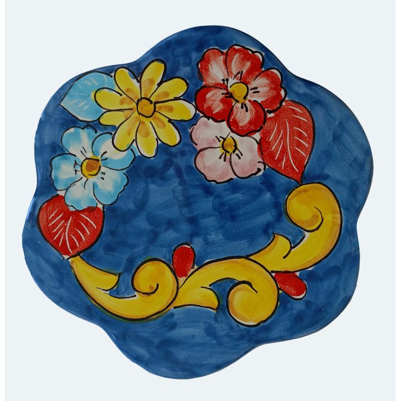 Pot rest. Baroque and Flowers line