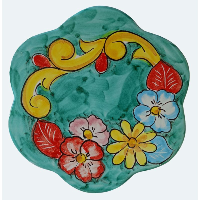 Repose-pot. Ligne Baroque et Fleurs