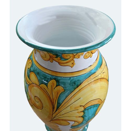 Schirmständer. Barock-Kollektion. Handbemalte Keramik aus Vietri.