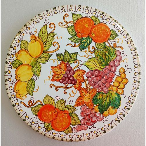 Round appetizer. handpainted Vietri ceramic