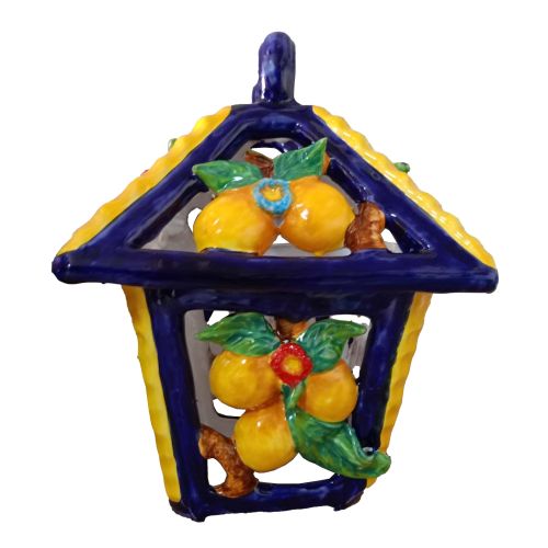 Lanterna da Esterno linea Limoni. Ceramica vietrese....