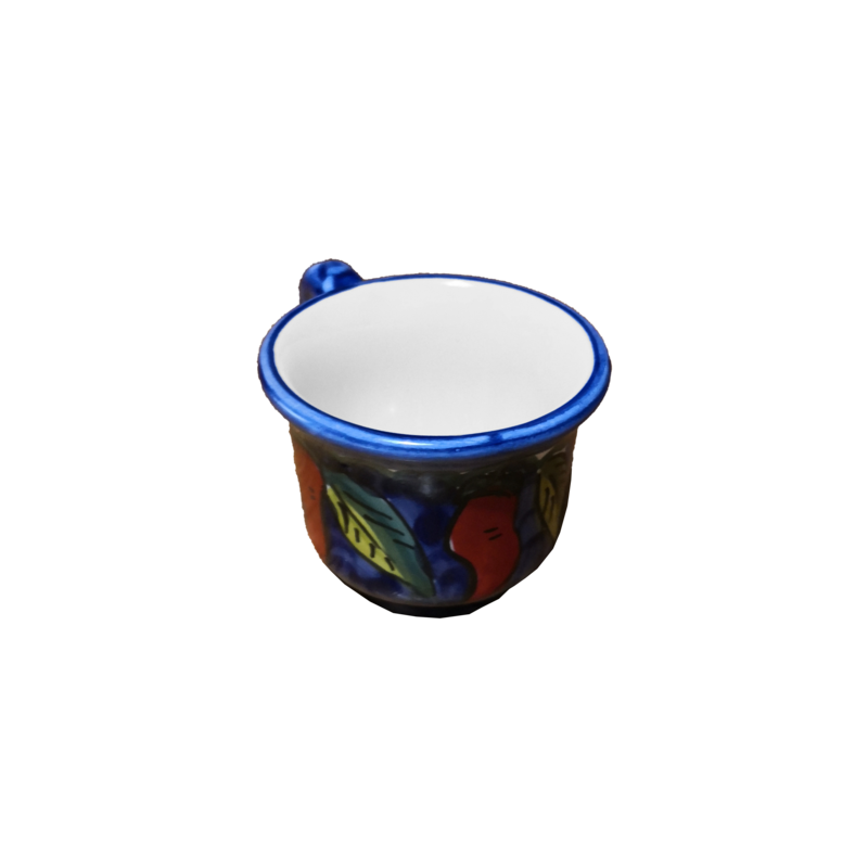 Kaffeetasse mit Untertasse. Chili-Linie....
