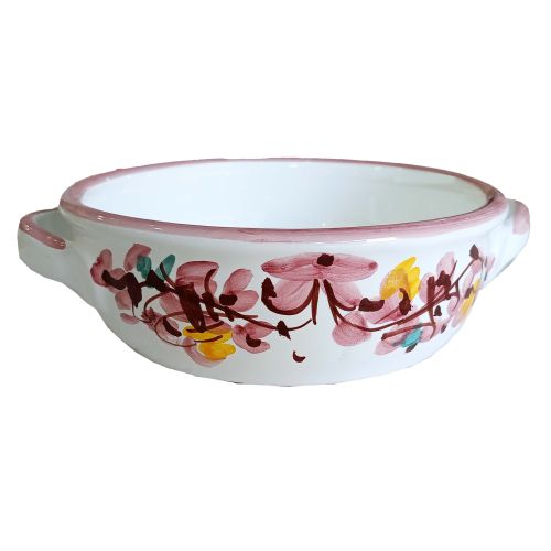 Oven terrine. Flower line. Hand painted Vietri ceramics 2