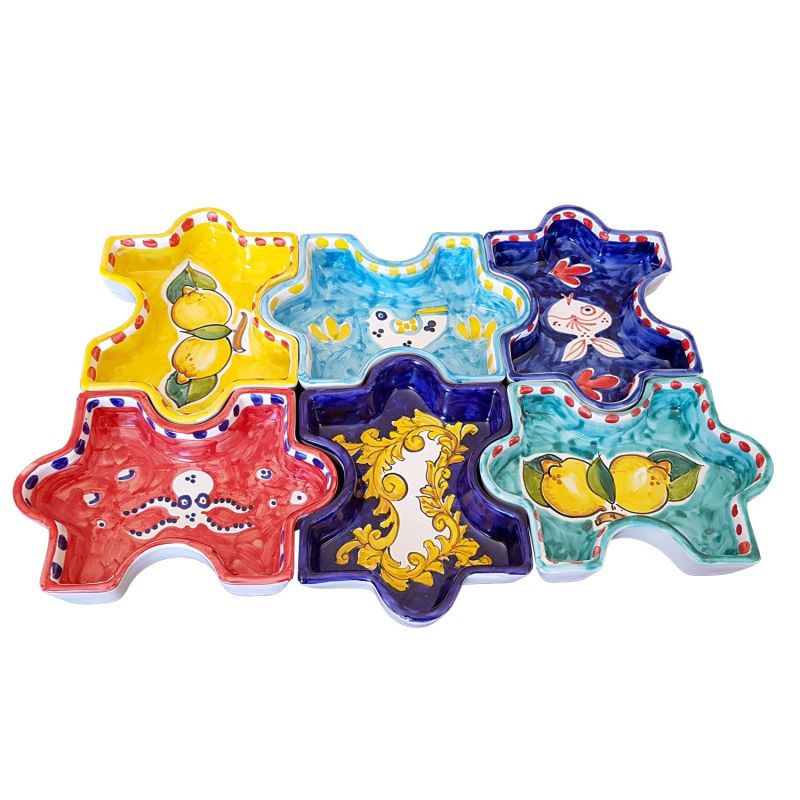 Antipastiera. Cena Fredda. forma puzzle...