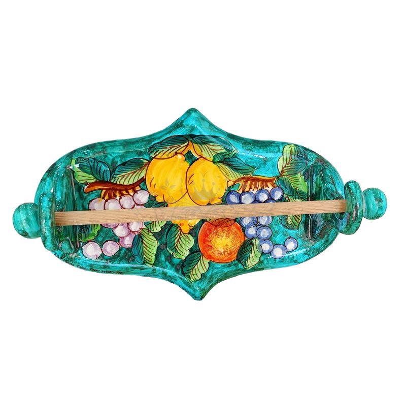 Wall Paper Holder. Fruit Line. Hand-painted...
