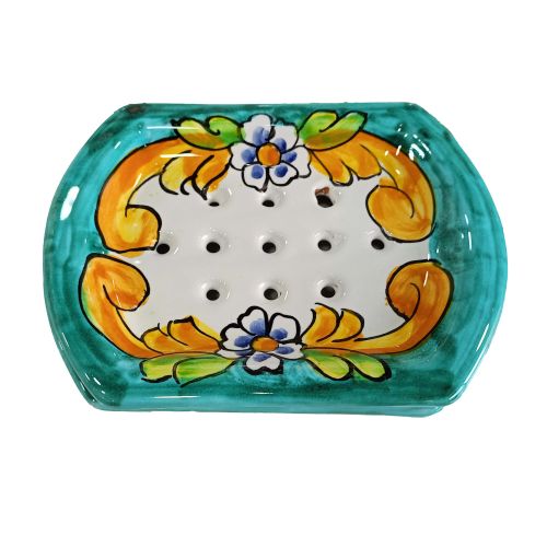 Countertop Soap Dish. Baroque Collection. Hand-Painted... 2
