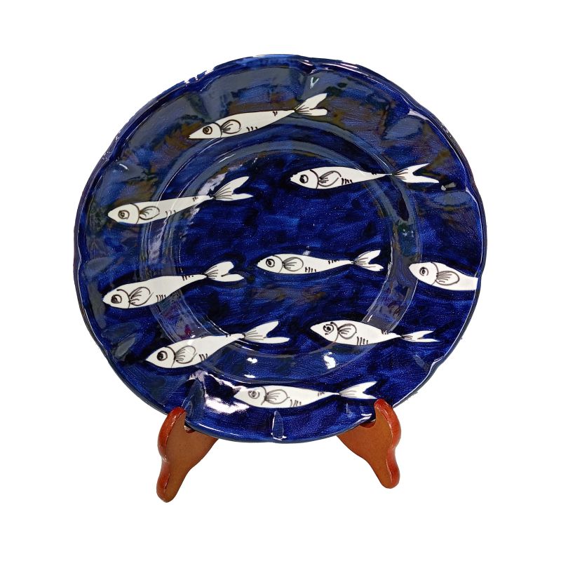 Plate. Sardines Line. Vietri Ceramic –...