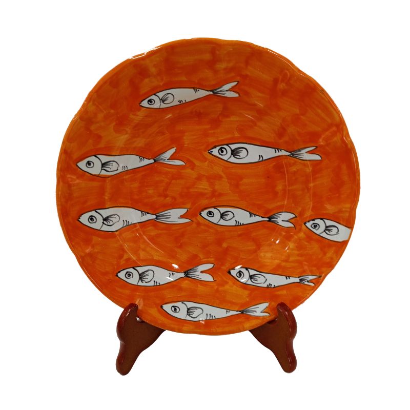 Plate. Sardines Line. Vietri Ceramic –...