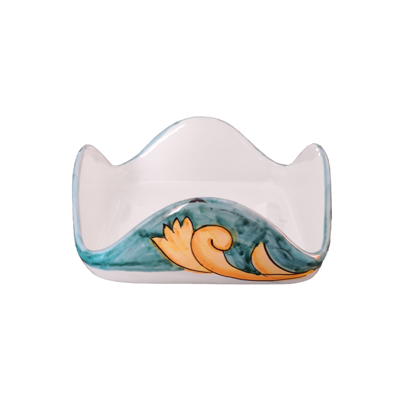 Napkin holder double decor line handpainted...