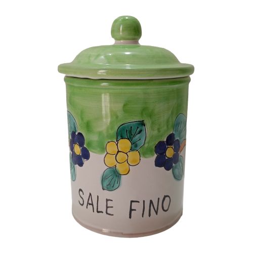 Customizable Spice Jar. Flower Line. Vietri Ceramic.... 2