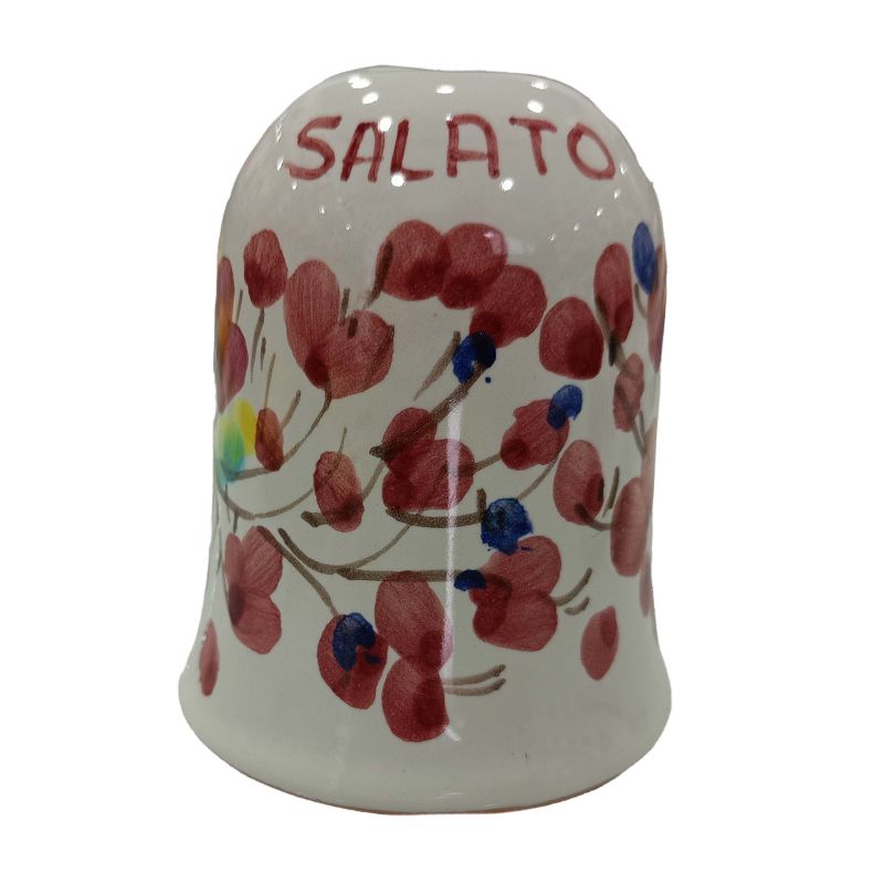 Salt and Black Pepper set Flowers Line...