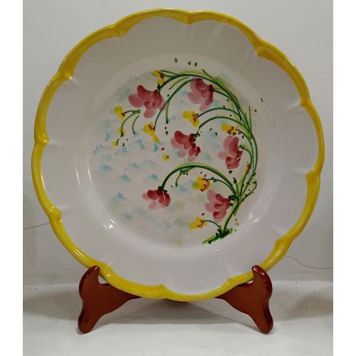 Handbemalter Osterteller aus Vietri-Keramik