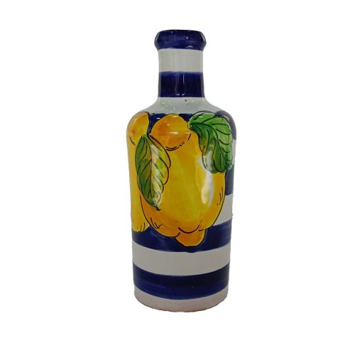 Oil and vinegar cruet bottle. Lemon & Stripes line....