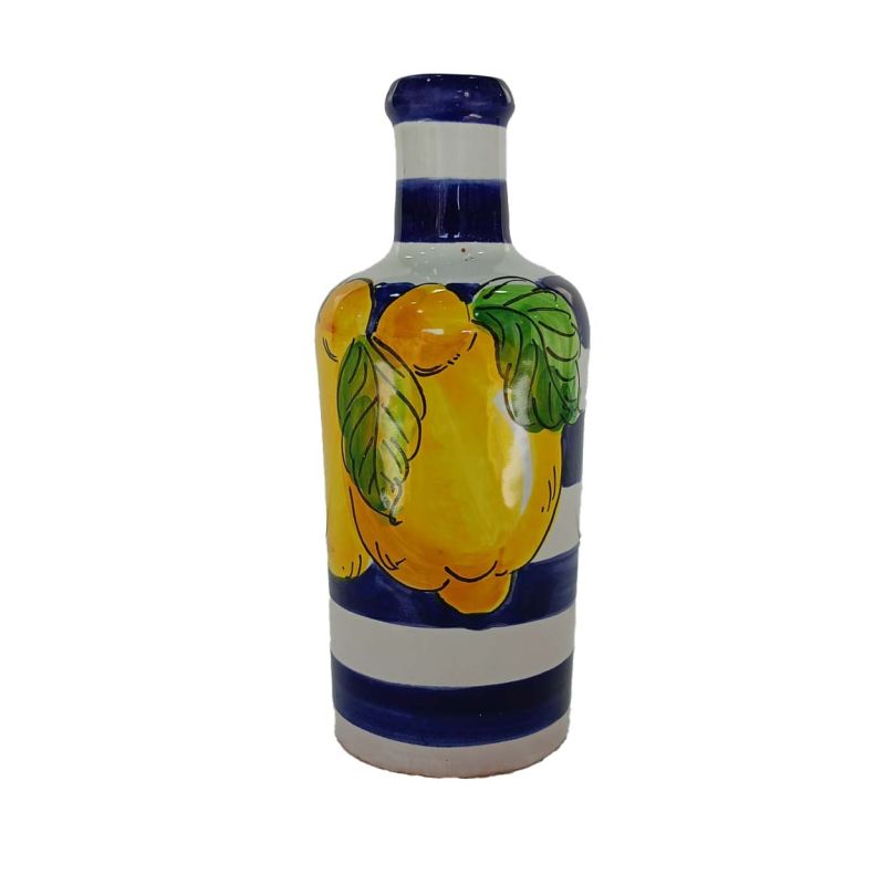 Oil and vinegar cruet bottle. Lemon & Stripes...