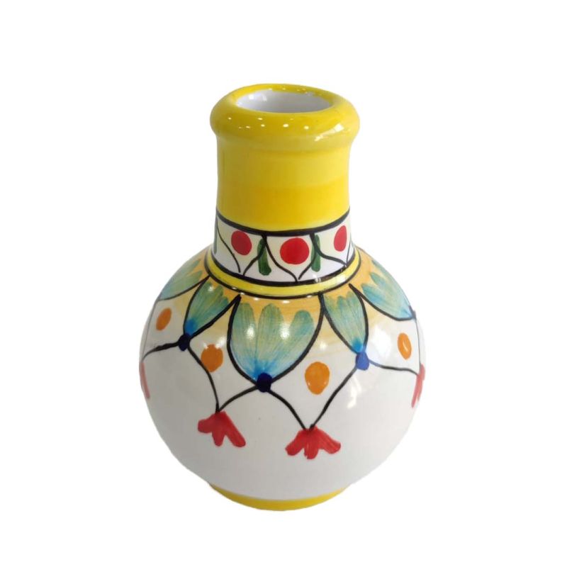 Oil and vinegar bottle, drop-shaped. Geometric...