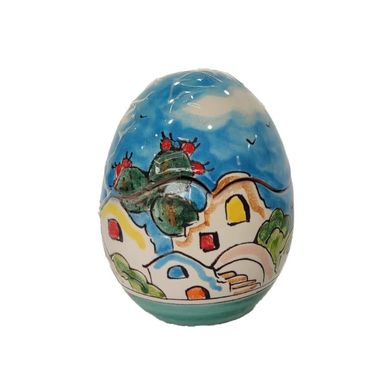 Decoración de huevos de Pascua casa. Cerámica...