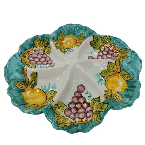 Appetizer Platter. Cold Dinner. 6 Compartments. Shell...