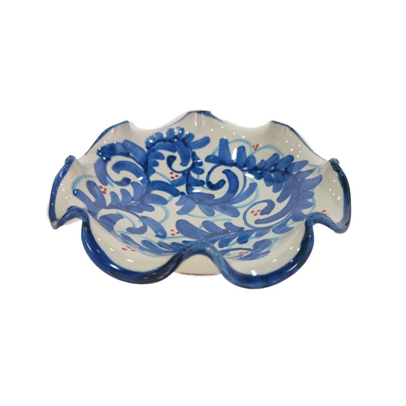 Bowl wave border baroque line. handpainted...