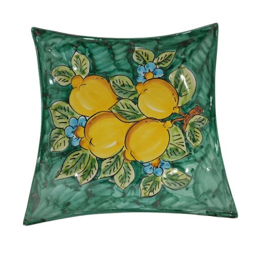Pocket emptier Lemon Line. handpainted Vietri ceramic