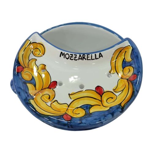 Mozzarella Cheese Pot Baroque - handpainted Vietri ceramic