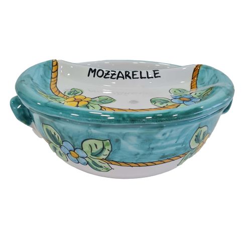 copy of Mozzarella Cheese Pot Modern line - handpainted Vietri ceramic