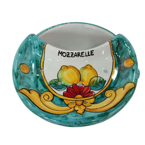 Mozzarella Cheese Pot Modern line - handpainted Vietri... 2