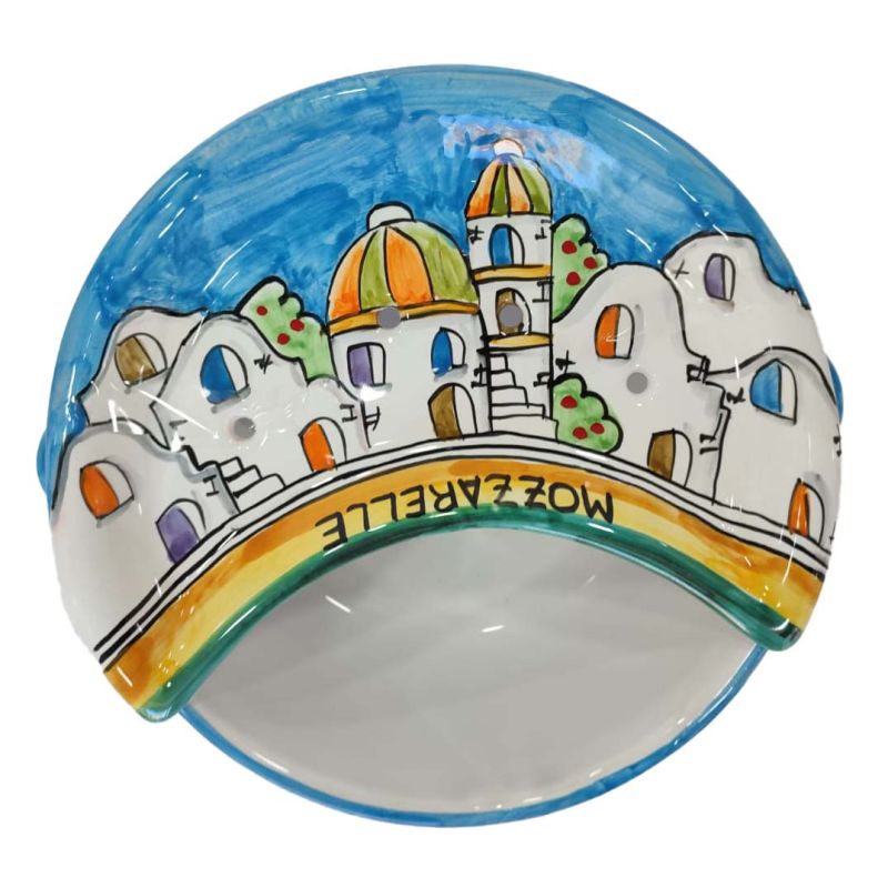 Mozzarella Cheese Pot Houses and Lemons line -...