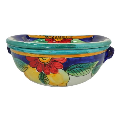 Sponzapane Porta Mozzarella Doppio Decoro - Ceramica di... 2