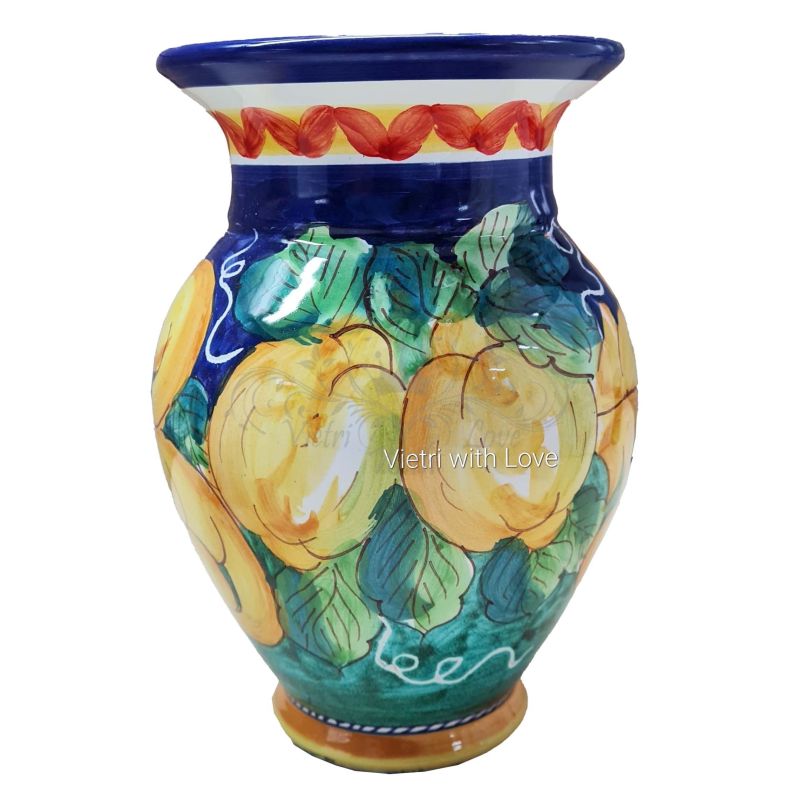 Flower vase Flower holder. Hand-painted Vietri...