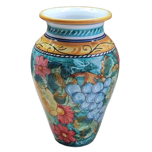 Vase à fleurs Porte-fleurs. en céramique de Vietri peinte...