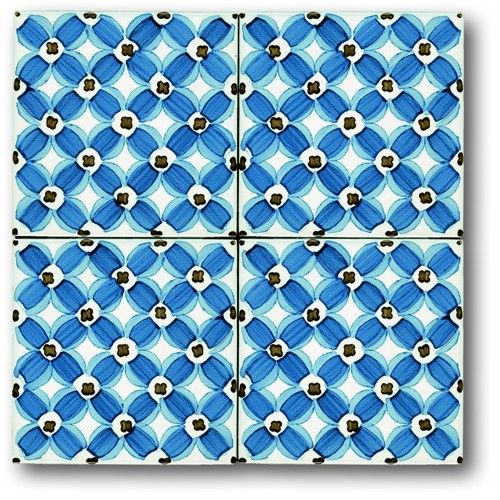 Tiles - Square Tiles 10x10 handpainted Vietri ceramics 2