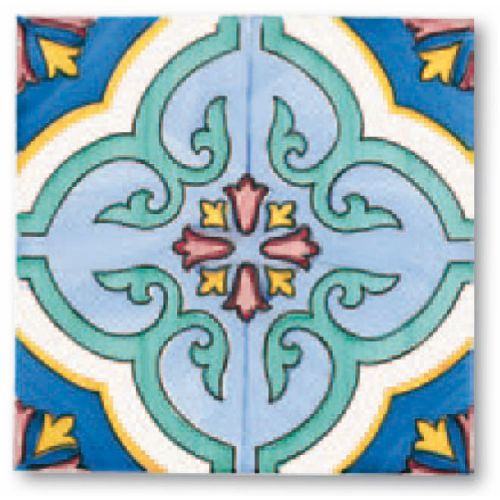 Tiles - Square Tiles 30x30 handpainted Vietri ceramics