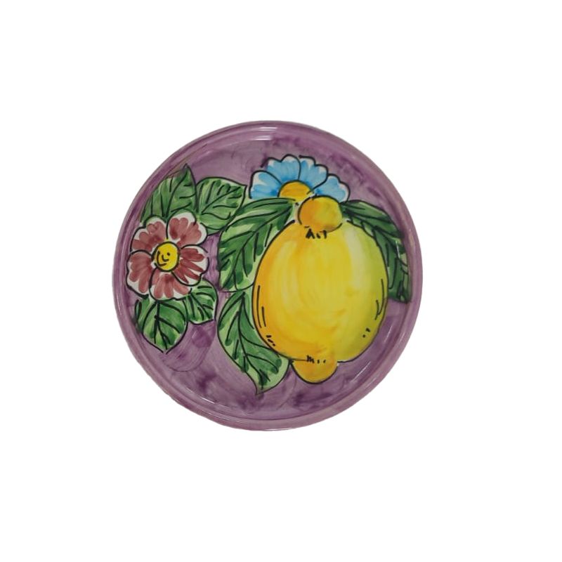 Coaster and/or Bottle Mat. “Lemons and Flowers”...