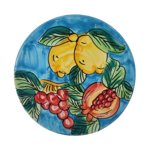 Coaster and/or Bottle Mat. “Fruit” line. Vietri Ceramic....