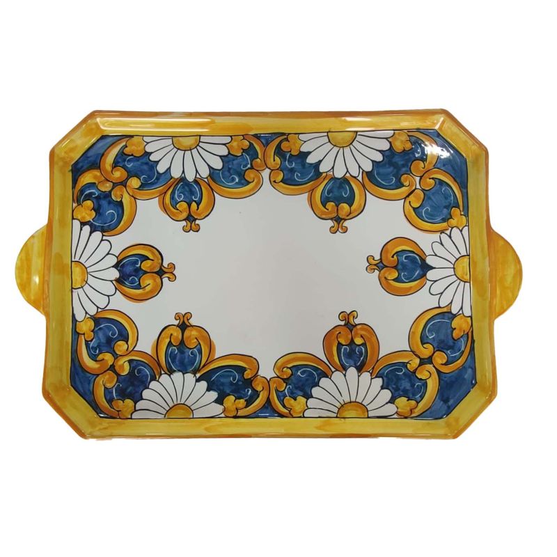Tray with 6 cups, saucers, and sugar bowl....