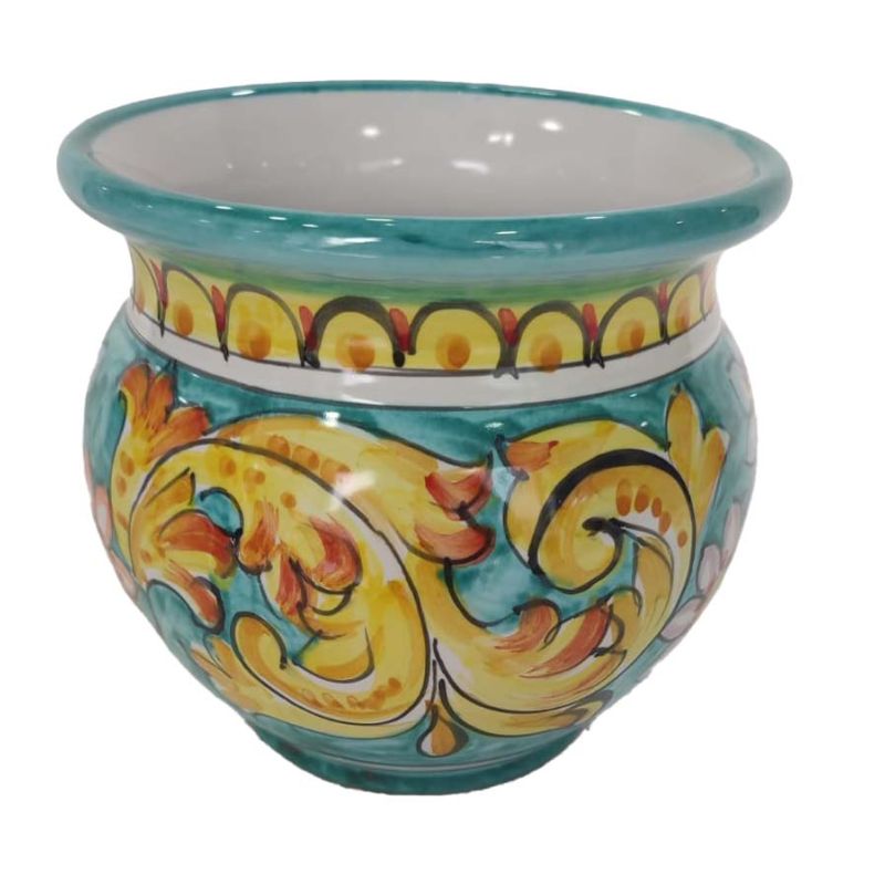 Cachepot Portapianta linea barocco e fiori....