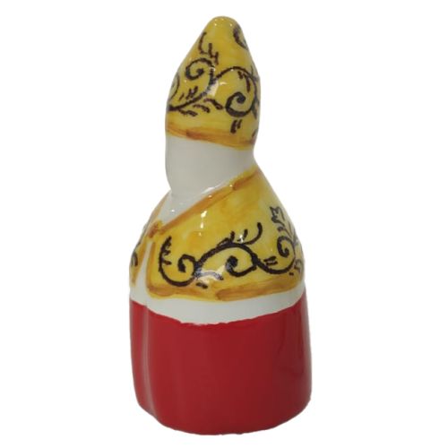 Bomboniera San Gennaro vari decori. Ceramica di Vietri dipinta a mano.