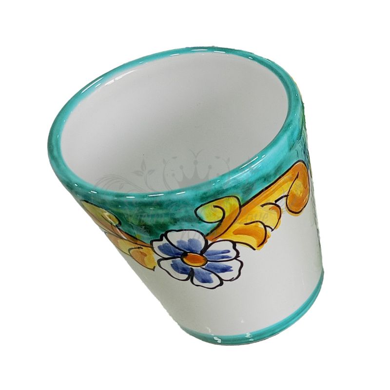 Zahnbürstenhalter. Glas. Barock-Linie....