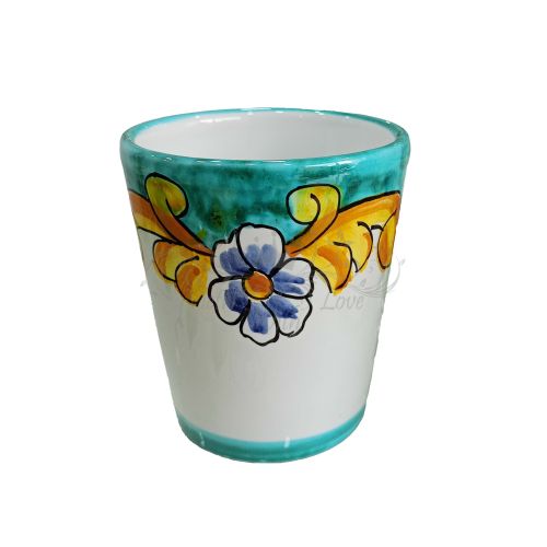 Toothbrush Holder. Glass. Baroque Line. Vietri Ceramic....